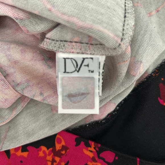 Diane von Furstenberg Silk Reina Long Sleeve Floral Daze Shift Dress - Picture 9 of 10